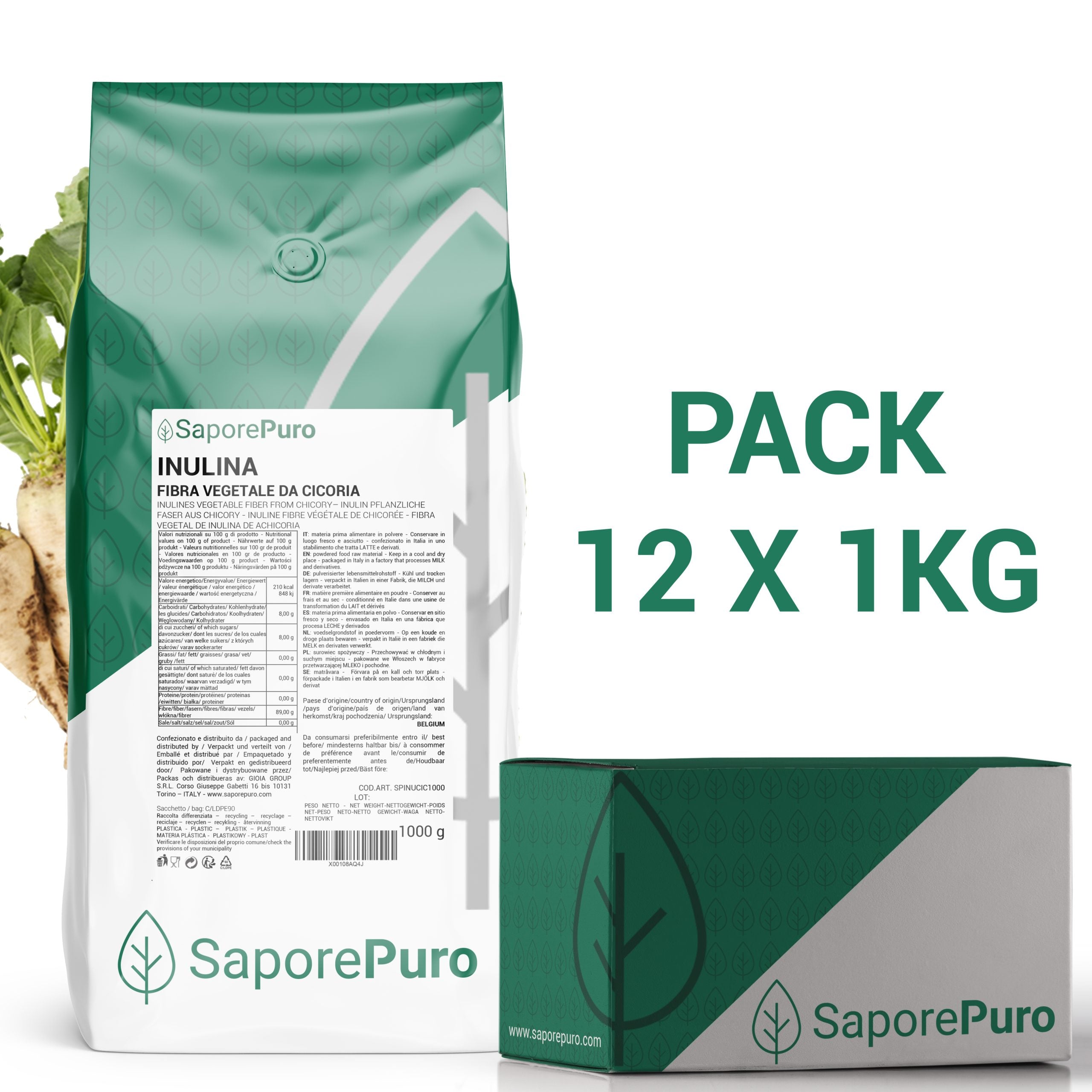 Kurzkettiges Chicorée-Inulin für Speiseeis-AromaReine pflanzliche Faser